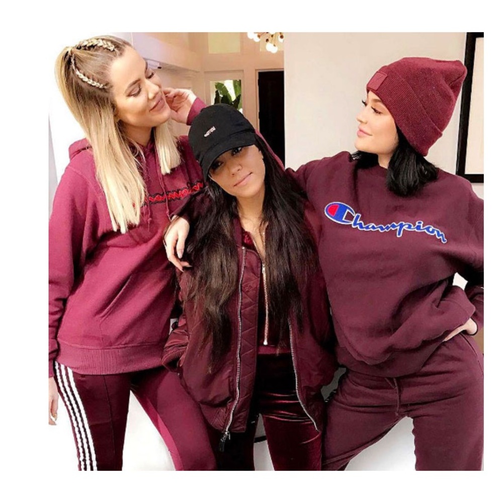 Champion vintage hooded pullover sweatshirt
